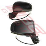 DOOR MIRROR - R/H - ELECTRIC - W/LED LAMP - 5 WIRE - TO SUIT - TOYOTA PRIUS 2009-