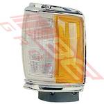 CORNER LAMP - L/H - CHRM SURROUND - TO SUIT - TOYOTA HILUX 2WD 1987