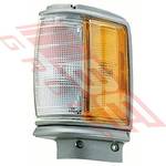 CORNER LAMP - L/H - GREY SURROUND - TO SUIT - TOYOTA HILUX 2WD/4WD 1988