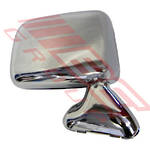 DOOR MIRROR - R/H - CHROME - DOOR MOUNT - TO SUIT - TOYOTA HILUX 2WD/4WD 1989-