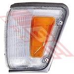 CORNER LAMP - L/H - AMBER/CLEAR - TO SUIT - TOYOTA HILUX 4WD 1989-91 GREY TRIM
