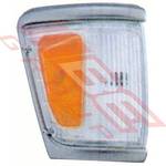 CORNER LAMP - R/H - AMBER/CLEAR - TO SUIT - TOYOTA HILUX 4WD 1992- GREY TRIM