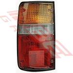 REAR LAMP - L/H - BLACK - TO SUIT - TOYOTA HILUX 2WD/4WD 1989-98