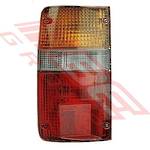 REAR LAMP - LENS - L/H - BLACK - TO SUIT - TOYOTA HILUX 2WD/4WD 1989-95