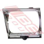 BEZEL - R/H - CHROME - TO SUIT - TOYOTA HILUX 4WD 1989-91