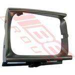 BEZEL - R/H - DARK ARGENT/BLACK - TO SUIT - TOYOTA HILUX 2WD 1990-95