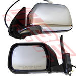 MIRROR - CNR MOUNTED - ELECT - L/H - CHR - TO SUIT - TOYOTA HILUX 2WD 1999-01