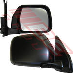 MIRROR - CNR MOUNTED - MANUAL - R/H - BLK - TO SUIT - TOYOTA HILUX 2WD 1999-01