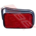 REFLECTOR - L/H - BELOW REAR LAMP - TO SUIT - TOYOTA HILUX 2WD/4WD 1999-01
