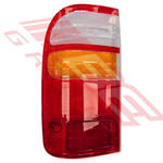 REAR LAMP - LENS - L/H - TO SUIT - TOYOTA HILUX 2WD/4WD 2002-