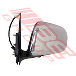 DOOR MIRROR - L/H - ELECTRIC - CHROME - 3 X WIRE - TO SUIT - TOYOTA HILUX 2005-