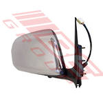 DOOR MIRROR - R/H - ELECTRIC - CHROME - 3 X WIRE - TO SUIT - TOYOTA HILUX 2005-