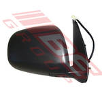DOOR MIRROR - R/H - ELECTRIC - BLACK - 3 X WIRE - TO SUIT - TOYOTA HILUX 2005-