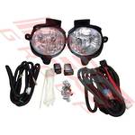 FOG LAMP SET - L&R - W/WIRING & SWITCH - TO SUIT - TOYOTA HILUX 2011-