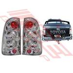 REAR LAMP SET - L&R - CHROMED STYLE - TO SUIT - TOYOTA HILUX 2005-