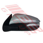 DOOR MIRROR - L/H - CHROME - W/REPEATER - 7 X WIRE PLUG - FOLDING TYPE - TO SUIT - TOYOTA HILUX 2015-