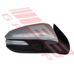 DOOR MIRROR - R/H - CHROME - W/REPEATER - 7 X WIRE PLUG - FOLDING TYPE - TO SUIT - TOYOTA HILUX 2015-