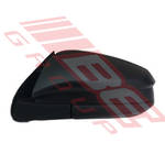 DOOR MIRROR - L/H - BLACK - WITHOUT REPEATER - FOLDING TYPE - TO SUIT - TOYOTA HILUX 2015-