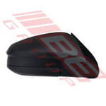 DOOR MIRROR - R/H - BLACK - WITHOUT REPEATER - FOLDING TYPE - TO SUIT - TOYOTA HILUX 2015-
