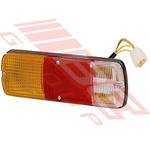REAR LAMP - L/H=R/H - 4 WIRE FLAT DECK UNIVERSAL - TO SUIT - TOYOTA LAND CRUISER FJ45 1975-77