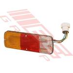 REAR LAMP - L/H=R/H - 5 WIRE FLAT DECK UNIVERSAL - TO SUIT - TOYOTA LAND CRUISER FJ45 1975-77
