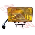 FOG LAMP - YELLOW - L=R - TO SUIT - TOYOTA LAND CRUISER FJ75 2003-