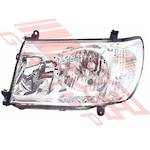 HEADLAMP - L/H - TO SUIT - TOYOTA LAND CRUISER FJ100 2005- F/L