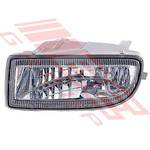 FOG LAMP - L/H - CLEAR - TO SUIT - TOYOTA LAND CRUISER FJ100 1998-