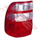 REAR LAMP - L/H - CLEAR/CLEAR/RED - TO SUIT - TOYOTA LAND CRUISER FJ100 2001-