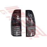 REAR LAMP - SET - L&R - LED - SMOKEY - TO SUIT - TOYOTA PRADO J95 1996-