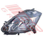 HEADLAMP - L/H - (100-51762) - MNL ADJUST - TO SUIT - TOYOTA PASSO - QNC10 - 5DR H/B - 2005-