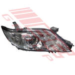 HEADLAMP - R/H - MANUAL/ELECTRIC - CHROME - TO SUIT - TOYOTA CAMRY / AURION 2009- F/LIFT