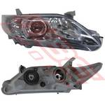HEADLAMP - R/H - ELECTRIC/MANUAL - BLACK - TO SUIT - TOYOTA CAMRY / AURION 2009- F/LIFT SPORT