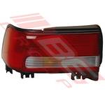 REAR LAMP - L/H - RED/CLEAR - TO SUIT - TOYOTA CORONA ST171 SEDAN 1990-92