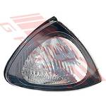 CORNER LAMP - R/H - CLEAR - BLACK - TO SUIT - TOYOTA CALDINA 1998 - ST210/215