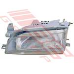 HEADLAMP - L/H - W/E - PLASTIC LENS - TO SUIT - TOYOTA COROLLA AE100 1992-