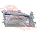 HEADLAMP - R/H - W/E - PLASTIC LENS - TO SUIT - TOYOTA COROLLA AE100 1992-