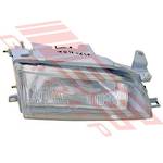 HEADLAMP - R/H - W/E - GLASS LENS - TO SUIT - TOYOTA COROLLA AE100 SDN 1992-