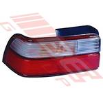 REAR LAMP - L/H - CLEAR/RED - TO SUIT - TOYOTA COROLLA AE101 SDN 1995-