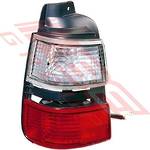 REAR LAMP - L/H - CLEAR/RED - TO SUIT - TOYOTA COROLLA AE100 F/L TOURING WAGON