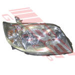 HEADLAMP - R/H - (12-498) - CHROME + ELEC ADJUST - TO SUIT - TOYOTA COROLLA/FIELDER - ZZE122 - 2003- F/LIFT