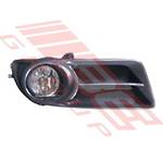 FOG LAMP - W/BEZEL - R/H - TO SUIT - TOYOTA COROLLA 2004- SDN - NZ NEW
