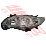 HEADLAMP - L/H - MANUAL - TO SUIT - TOYOTA COROLLA 2010- SEDAN