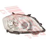 HEADLAMP - R/H - CHROME - TO SUIT - TOYOTA COROLLA 2010- H/BACK