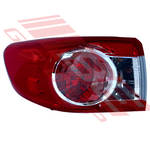 REAR LAMP - L/H - OUTER - TO SUIT - TOYOTA COROLLA 2010- SEDAN