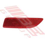 REAR LAMP - L/H - REFLECTOR GOES IN BUMPER - TO SUIT - TOYOTA COROLLA 2011- SEDAN F/LIFT