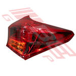 REAR LAMP - R/H - OUTER - LED - TO SUIT - TOYOTA COROLLA 2012- HATCH
