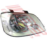 HEADLAMP - R/H - CHROME INNER (28-150) - TO SUIT - TOYOTA TOWNACE NOAH - AZR60 - 2001-