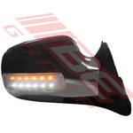 DOOR MIRROR - R/H - ELECTRIC - CHROME - W/LED - TO SUIT - TOYOTA HIACE 1990-