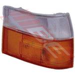 CORNER LAMP - R/H - AMBER/CLEAR - TO SUIT - TOYOTA HIACE 1990- NZ ONLY
